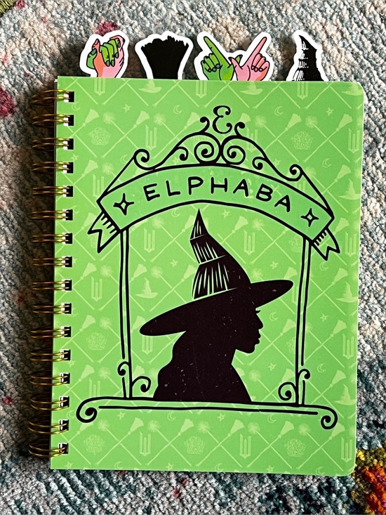 Other - Elphaba Green Witch Spiral Notebook